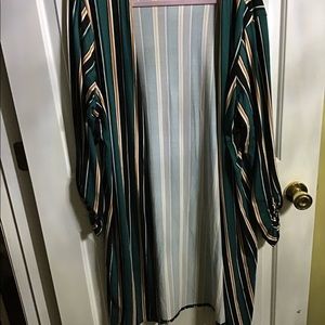 Striped cardigan